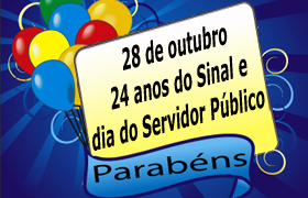 No Dia do Servidor, domingo, 28,  o Sinal completará 24 anos